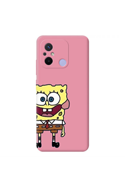 Other Xiaomi Redmi 12C Spong 2 Pink Colored Silicone TPU Θήκη