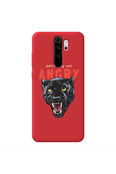 Other Xiaomi Redmi Note 8 Pro Pointed teeth Red Colored Silicone TPU Θήκη