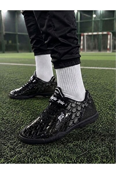 KANTEX Children's Velcro-Strapped Elastic-Laced Football Shoes Rascoon205