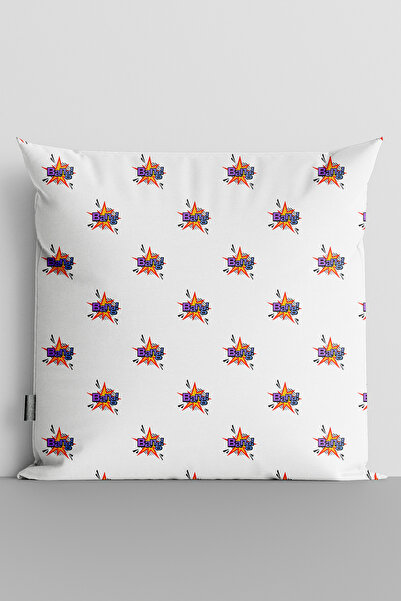 TicaretJet غطاء وسادة مطبوع رقميًا على الوجهين من Popart Bang - 50