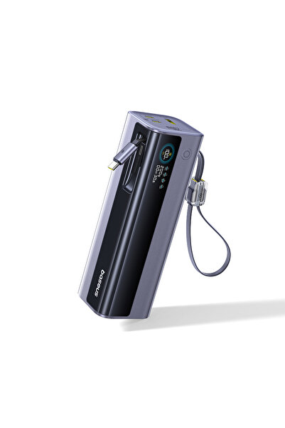 Baseus EnerGeek GR11 25000mAh 200W Power Bank cu Dual USB-C, Gri