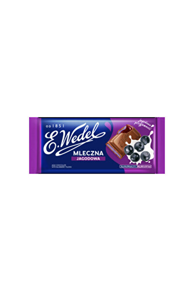 wedel Ciocolata cu lapte cu aroma de fructe de padure, Wedel, 100g