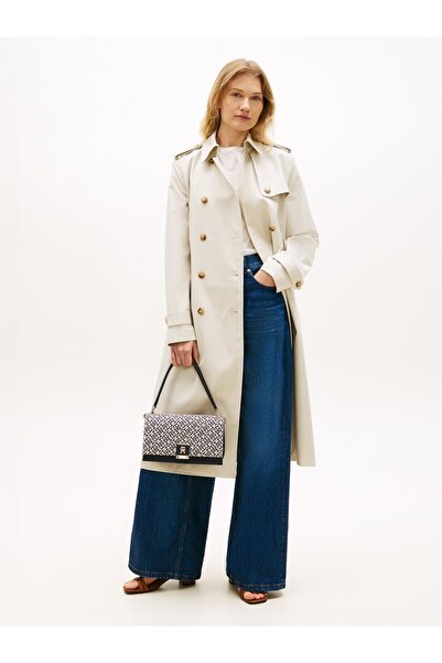 Tommy Hilfiger TH HER MED CROSSOVER JACQU EL ÇANTASI OS 0GY Blue Mono