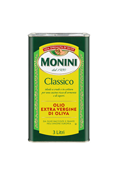 Monini Ulei de măsline extravirgin Classico, 3 l, utilizare pentru copt și sa...