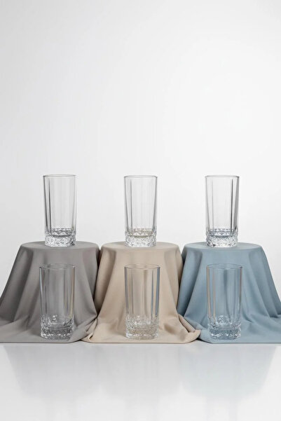 Paşabahçe Valse 6-Pack Tumblers 290 Cc Glass Water and Soft Drink Cup 290 ml