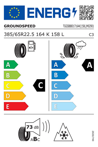 GROUNDSPEED Anvelopă GSFS02 385/65 R225 164K