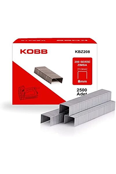 Yıldızan nht shop KBZ208 8mm 2500 قطعة سلسلة 200 سلك تدبيس شديد التحمل 818517