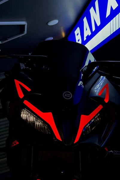 Banxtre Reflective Headlight Eyebrow Sticker Decal Set for Cfmoto Sr250