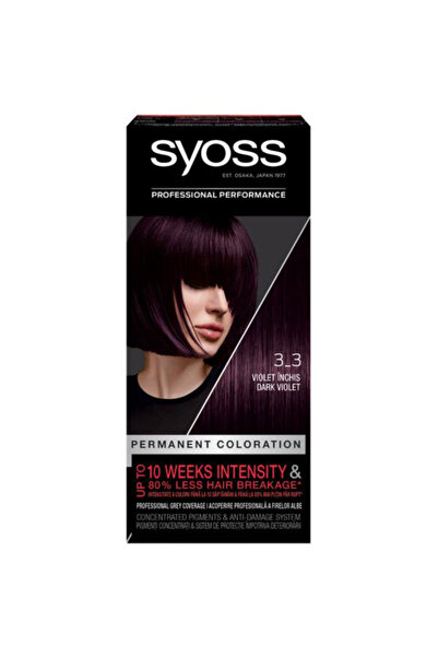 Syoss Vopsea de Par Permanenta - Professional Performance Permanent Coloratio...