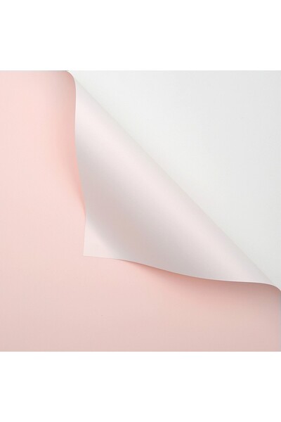 OEM Celofan Bicolor Plastic Roz Alb 58x58 cm