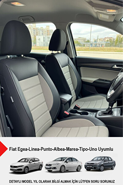 GM-DESIGN Speed Series Pique Fabric Car Seat Cover - (Fiat Egea-Linea-Punto-A...