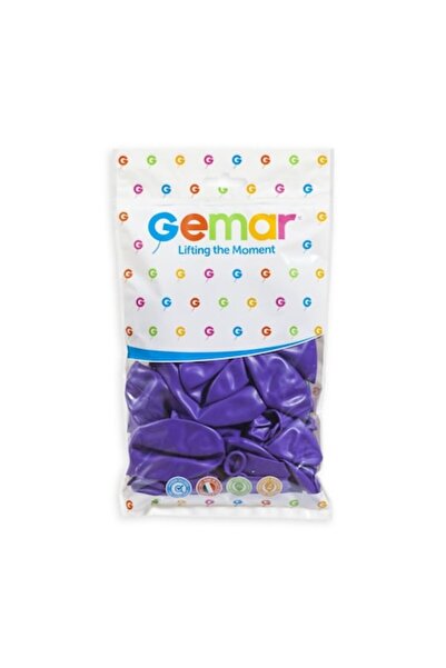 Gemar Set de 100 baloane din latex, G 110, Lavandă