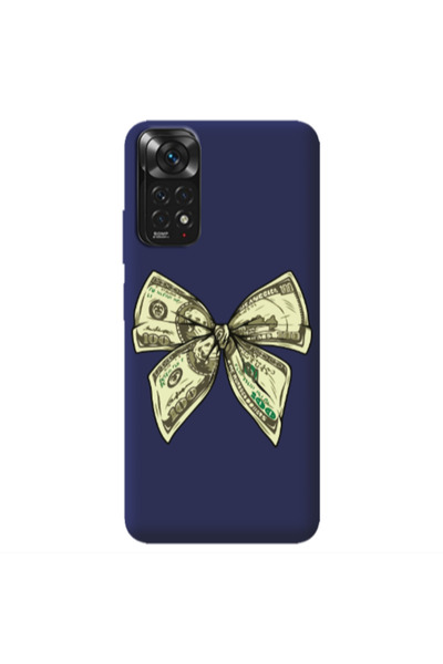 Other Xiaomi Redmi Note 11 4G Bowtie Dollars Dark blue Colored Silicone TPU Θήκη