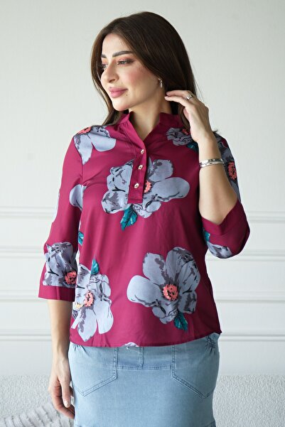 BRATO Plaid Blouse