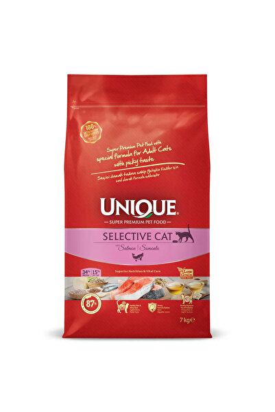 Unique Selective Yetişkin Kedi Maması Somonlu 7 kg