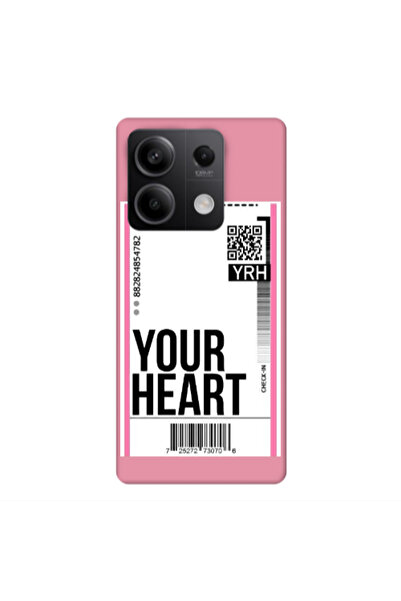 Other Xiaomi Redmi Note 13Pro 5G Your Heart YRH Pink Colored Silicone TPU Θήκη