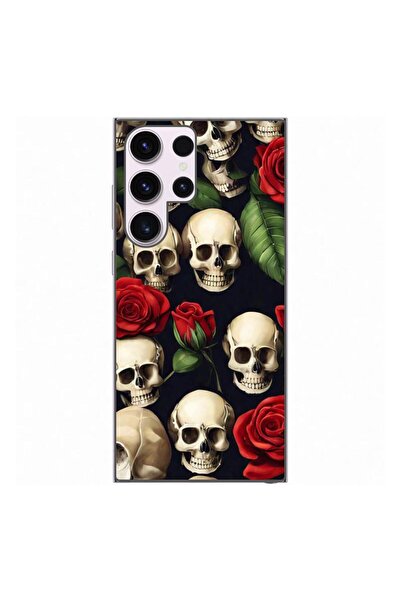 OEM Husa compatibila cu Samsung Galaxy S23 Ultra Silicon Gel Tpu Model Skulls...