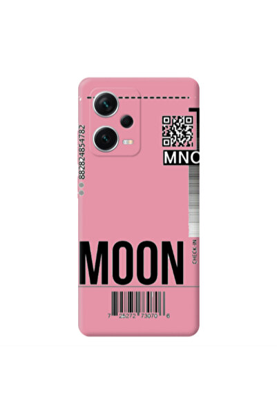 Other Xiaomi Poco X5 A ticket to the moon Pink Colored Silicone TPU Θήκη