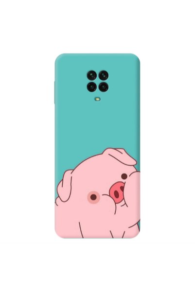 Other Xiaomi Redmi Note 9 Pro Piggy 1 Turquoise Colored Silicone TPU Θήκη