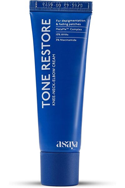 Asaya Tone Restore Cream for Dark Knees, Elbows & Neck | Depigmenting Cream w...