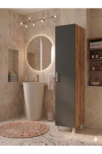 artı dizayn mobilya 35X45 TEK KAPILI RAFLI BANYO,KİLER DÜZENLEYİCİ ÇOK AMAÇLI...