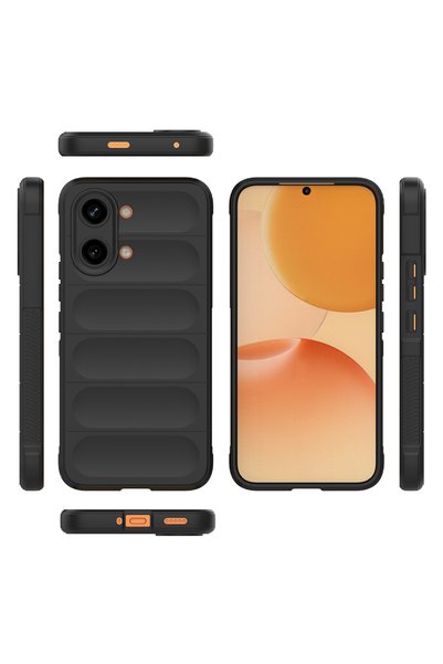 Ahlttiba غطاء من السيليكون العرقي متوافق مع حافظة Xiaomi Poco X8 Pro Max المص...