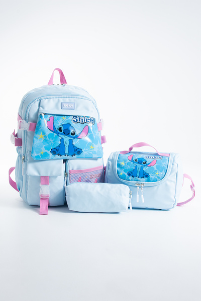 YOUOY Kawaii Korean Style Multi-Compartment Kids - School Bag, Lunch Box, Pen...
