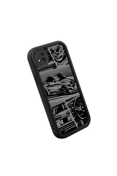 PATTERNOVA Redmi 9C/10A Uyumlu Yüksek kaliteli spor araba motosiklet desenli ...