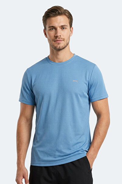 Slazenger Ανδρικό μπλουζάκι HUGGER σε μπλε χρώμα