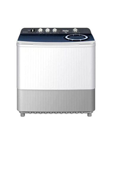 Haier Twin Tub Washing Machine 15 kg, 2 Programs, Air Dry, Dark Grey - HTW150...