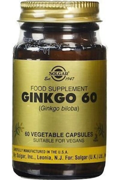 Solgar Ginkgo Biloba 60mg, 60veg.caps