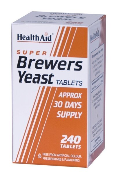 Health Aid Super Brewers Yeast, Μαγιά Μπύρας 240Tabs