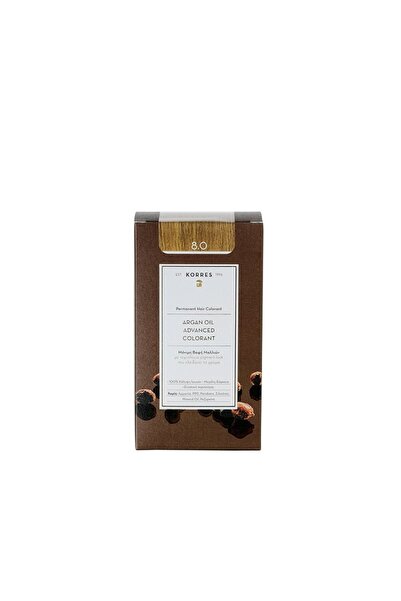 korres Argan Oil Advanced Colorant 8.0 Ξανθό Ανοιχτό