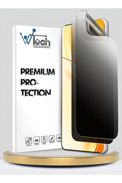Wtech Realme P4 Power 5G 2026 Premium Hydrogel Anti Spy Film Thin and Flexibl...