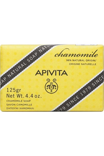 Apivita Chamomile Soap Σαπούνι με Χαμομήλι για τις ευαίσθητες επιδερμίδες 125gr