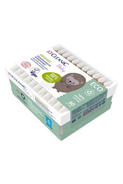Cleanic Set 60 betisoare urechi, Harper, Copii, Bumbac, Alb
