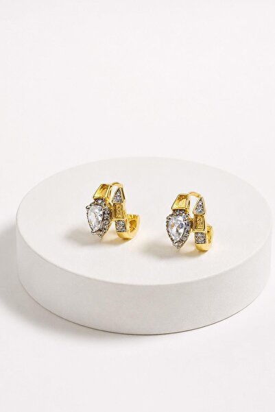 New Obsessions Vip Stone Huggy Hoop Earrings