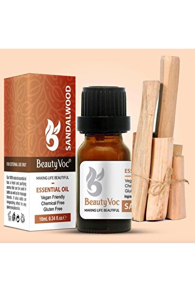 Beauty Voc Sandalwood Oil Organic and Herbal Oils, 10Ml
