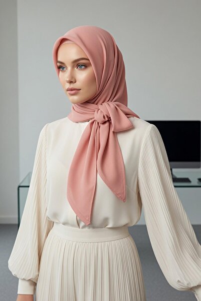 Aisha's Design Hijab Non-Slip Crepe Shawl, Ps-63
