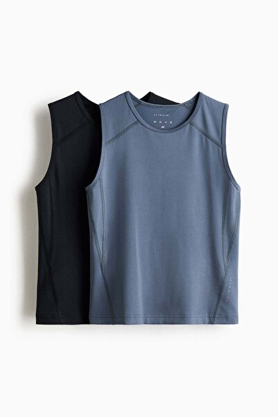 H&M 2-pack Slim Fit sports vest tops with DryMove™