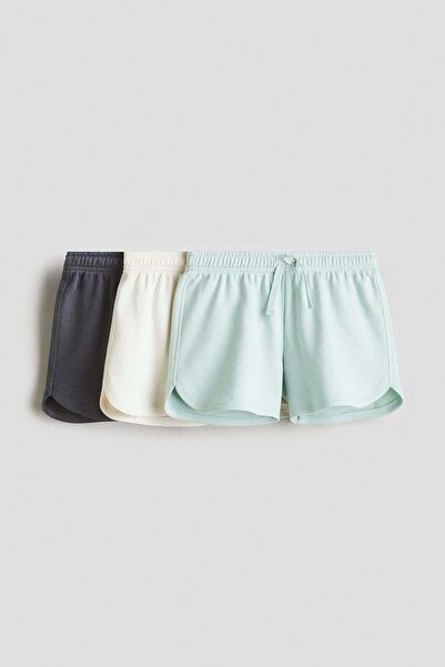 H&M مجموعة من 3 شورتات رياضية