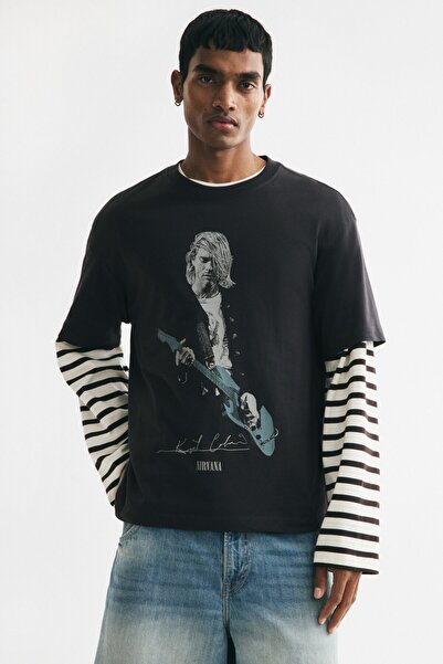 H&M Loose Fit Tişört