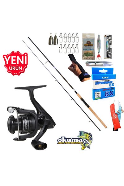 Okuma Revenger Rv-4000A 270cm 10-40gr Kudos Shadow Spin Olta Takımı Seti