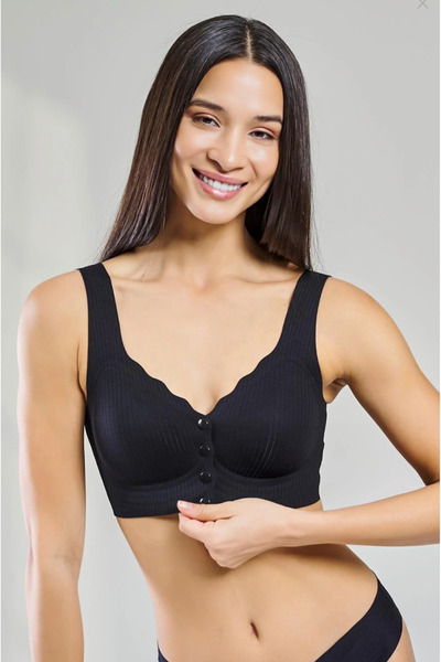 Yeni İnci Kadın, Lazer Kesim, %80 Cotton, %10 Polyamide, %10 Elastane, (Göğüs...