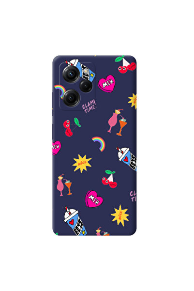 Other Xiaomi Poco X5 Pro glam time Dark blue Colored Silicone TPU Θήκη
