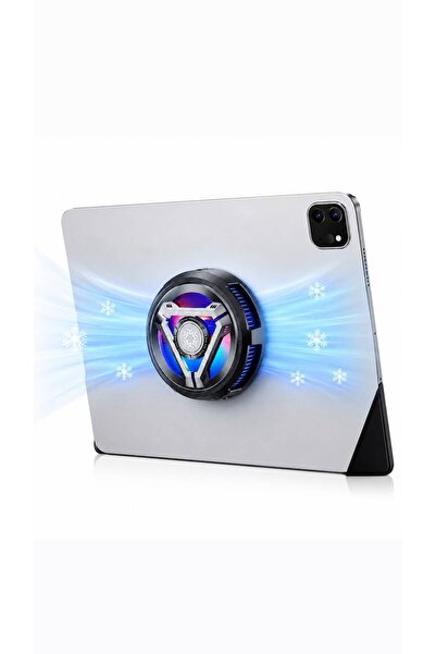TOKQI Manyetik RGB Tablet Telefon Soğutucu Fan Hızlı Isı Dağıtıcı Gaming Cooler