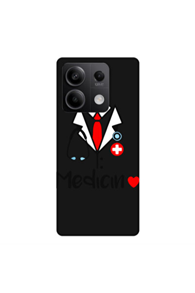 Other Xiaomi Redmi Note 13Pro 5G Medicin Black Colored Silicone TPU Θήκη