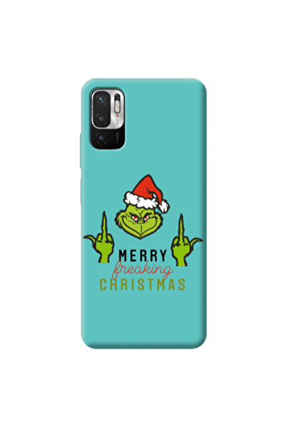 Other Xiaomi Redmi Note 10 Pro 5G Merry Christmas44 Turquoise Colored Silicon...