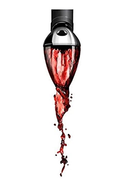 The Bros W6112N Wine Aerator and Pourer, Zinc, Black