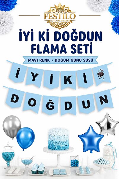 FESTİLO لافتة زينة عيد ميلاد مكتوب عليها Happy Birthday، مزينة بحروف من خيوط ...
